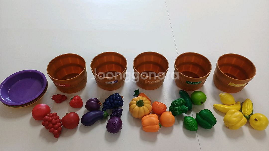 러닝리소스 파머스마켓 과일야채 + 분류접시--0