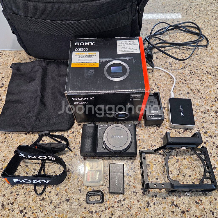 소니 미러리스 카메라 a6500 풀세트--1
