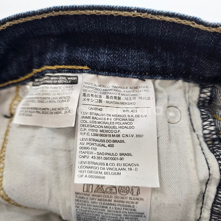 리바이스 청바지 스판 데님 사이즈30 R2722--4
