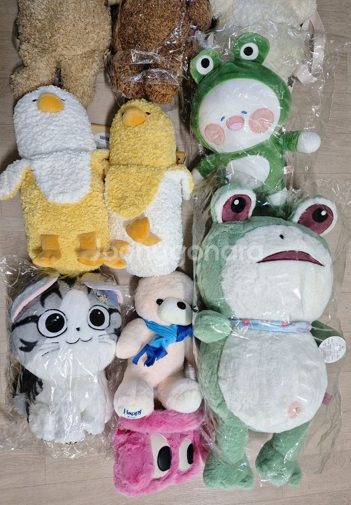 인형대량 텍달린 새상품 대형부터 중형 곰 고양이 인형--2