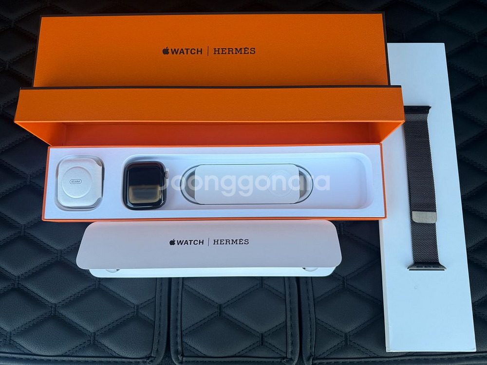 애플워치7 에르메스 누아르 45mm 판매합니다--0