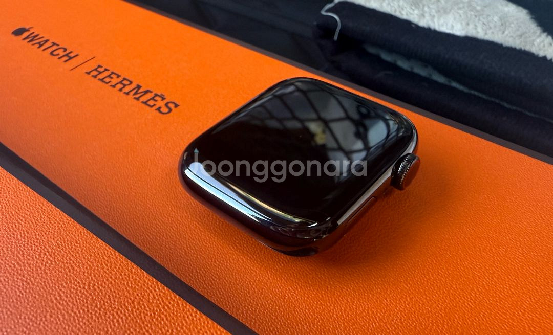 애플워치7 에르메스 누아르 45mm 판매합니다--3