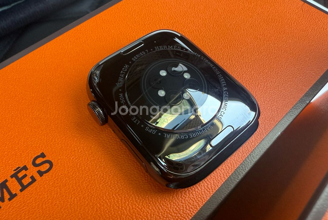 애플워치7 에르메스 누아르 45mm 판매합니다--4