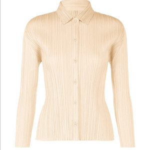 플리츠플리즈 9월 먼슬리 셔츠탑 화이트 새상품