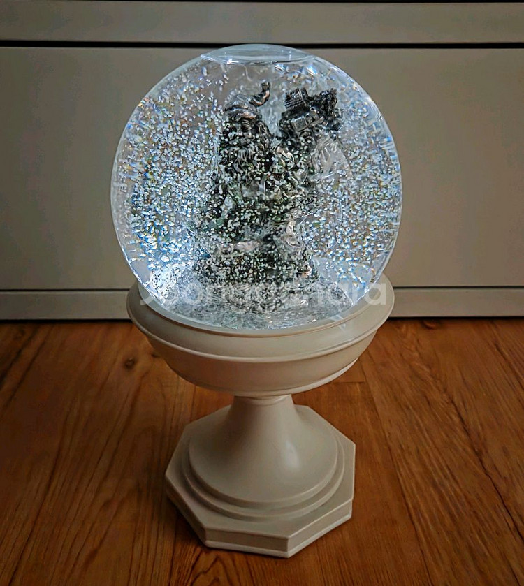 크리스마스 산타 스노우볼 워터볼 무드등--0