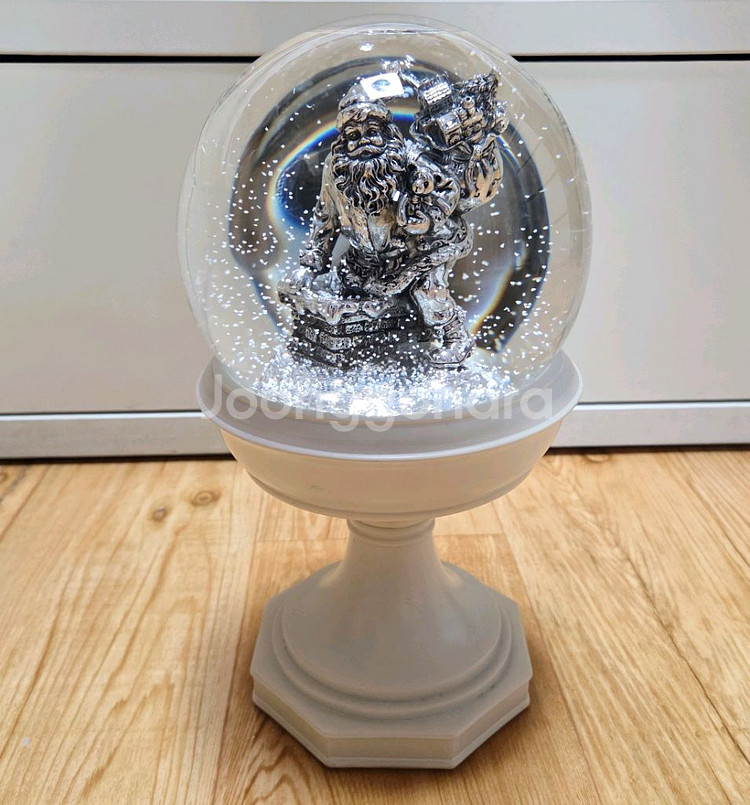 크리스마스 산타 스노우볼 워터볼 무드등--1