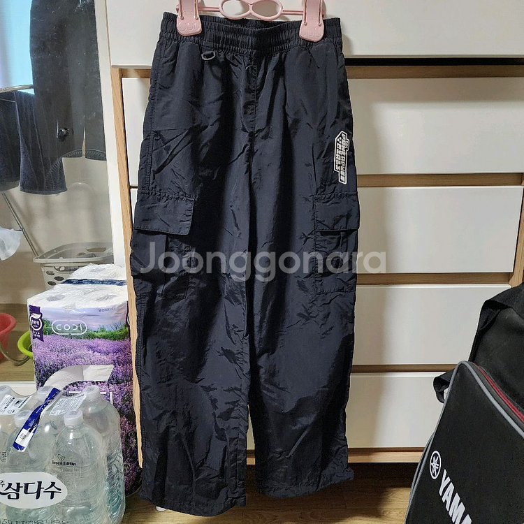 탑텐키즈 나일론 카고 밑단 스트링 팬츠--0