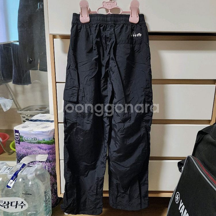 탑텐키즈 나일론 카고 밑단 스트링 팬츠--1