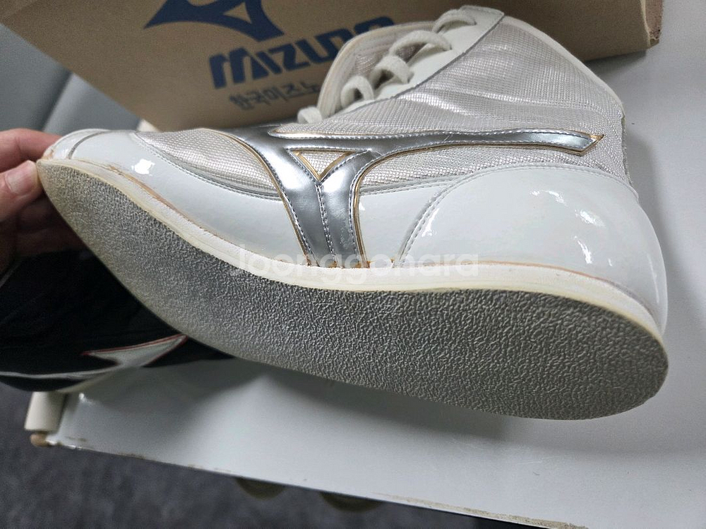 미즈노 복싱화 화이트 블랙 1족씩 커스텀--8