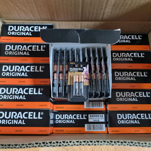 듀라셀 AAA 건전지 1박스단위 600알 2p포장