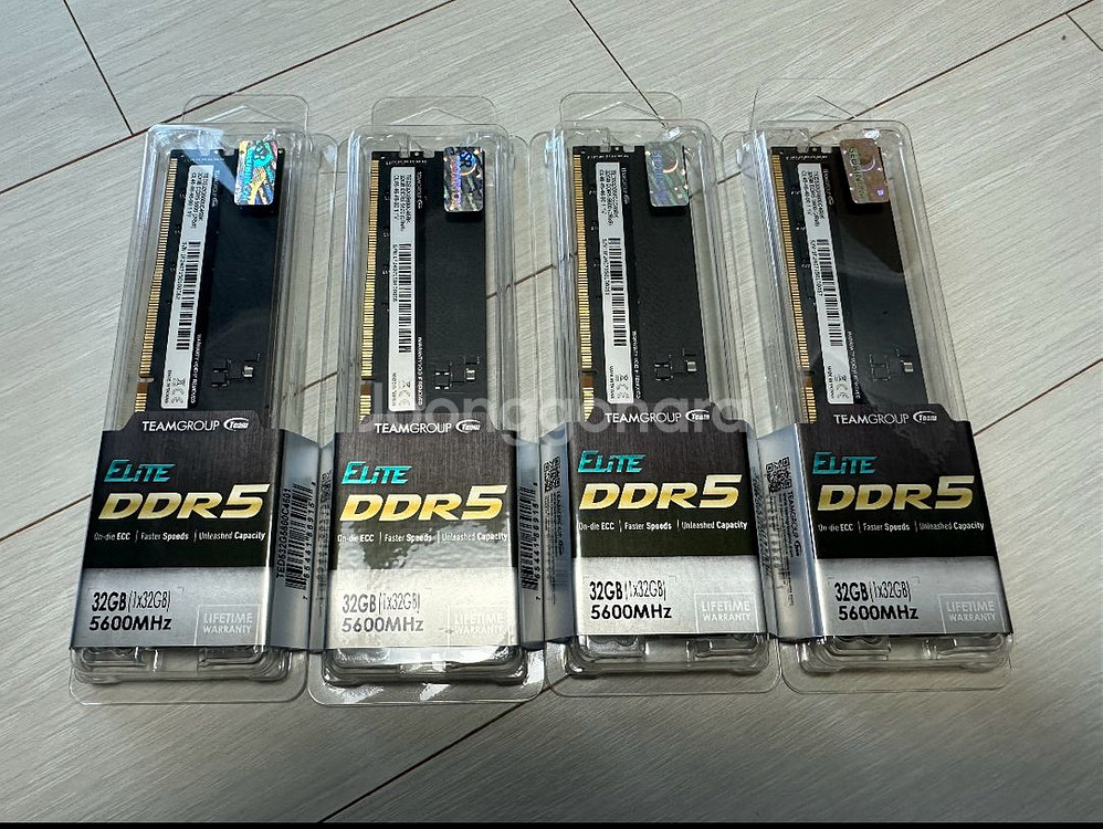 PC용 램(RAM) DDR5 32G - 4개 (미개봉)--0