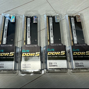 PC용 램(RAM) DDR5 32G - 4개 (미개봉)