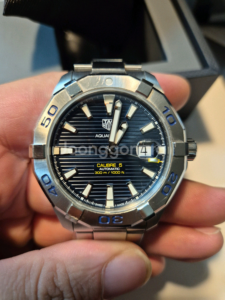 태그호이어 아쿠아레이서 칼리버5 청판 43(120만)--1