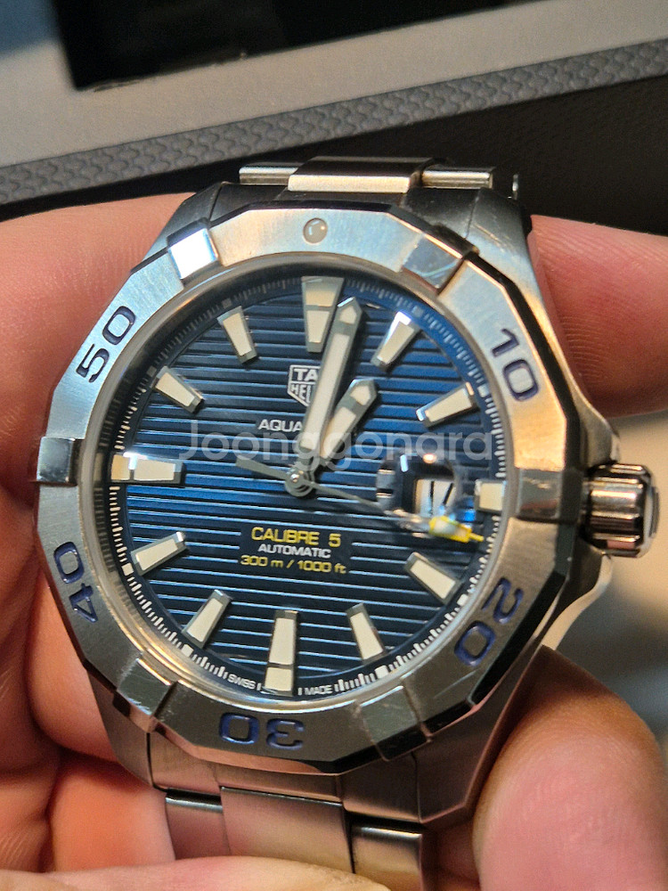 태그호이어 아쿠아레이서 칼리버5 청판 43(120만)--4