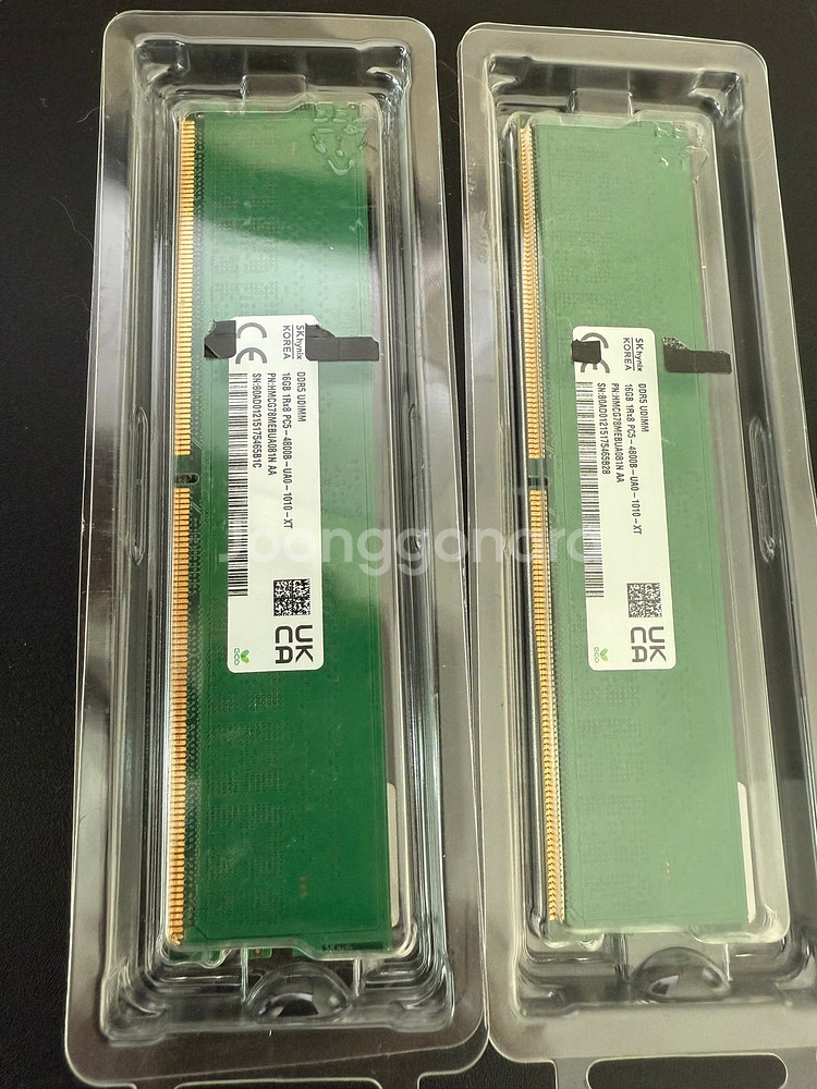 데스크탑용 하이닉스 DDR5 16GB 4800 2EA--1