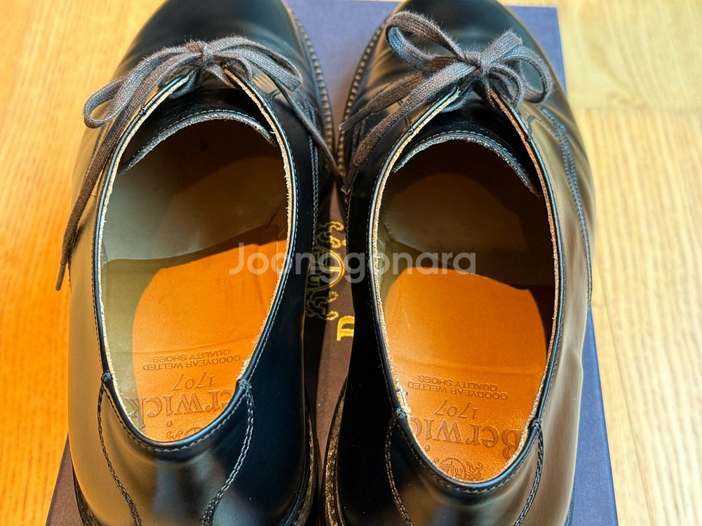 버윅 Berwick 5048 오피서 슈즈 7사이즈--2