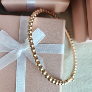 14k핑크골드볼팔찌뱅글