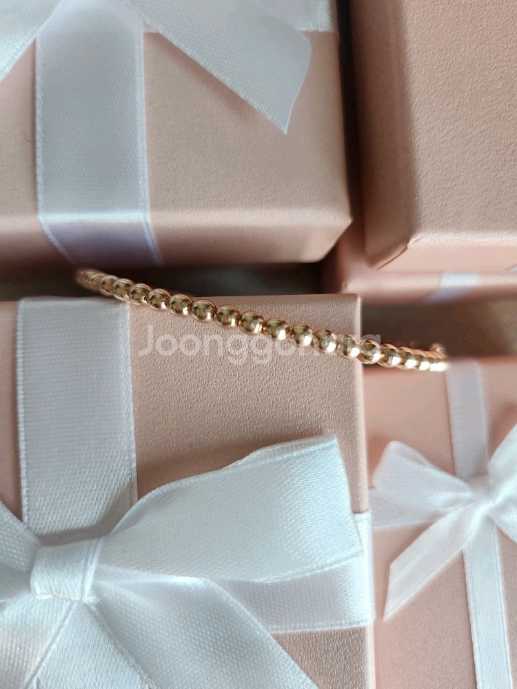 14k핑크골드볼팔찌뱅글(가격특가)--2