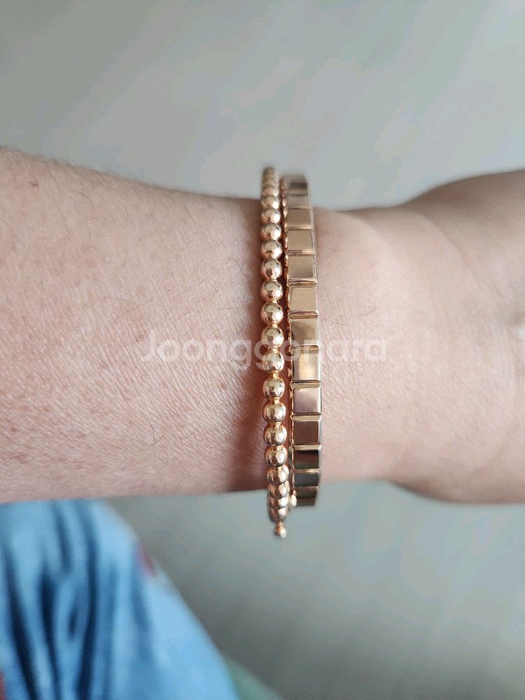 14k핑크골드볼팔찌뱅글(가격특가)--5