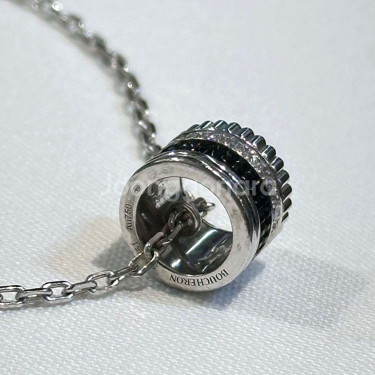 부쉐론 WG 콰트로 블랙에디션 목걸이-H102401--2