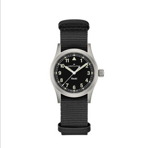 해밀턴 카키필드 쿼츠 33mm 블랙 다이얼