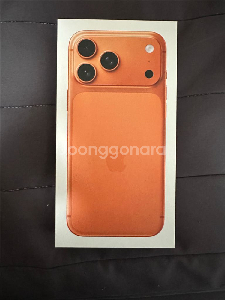 아이폰 17 pro max 256 코스믹 오렌지--0