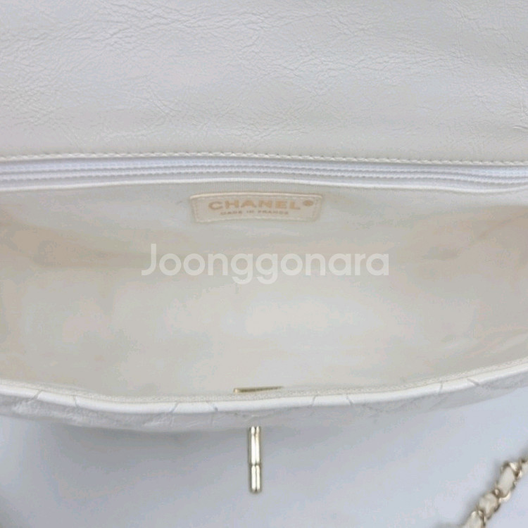 샤넬 카프스킨 핸들 크로스백--8