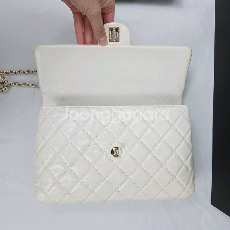 샤넬 카프스킨 핸들 크로스백--7