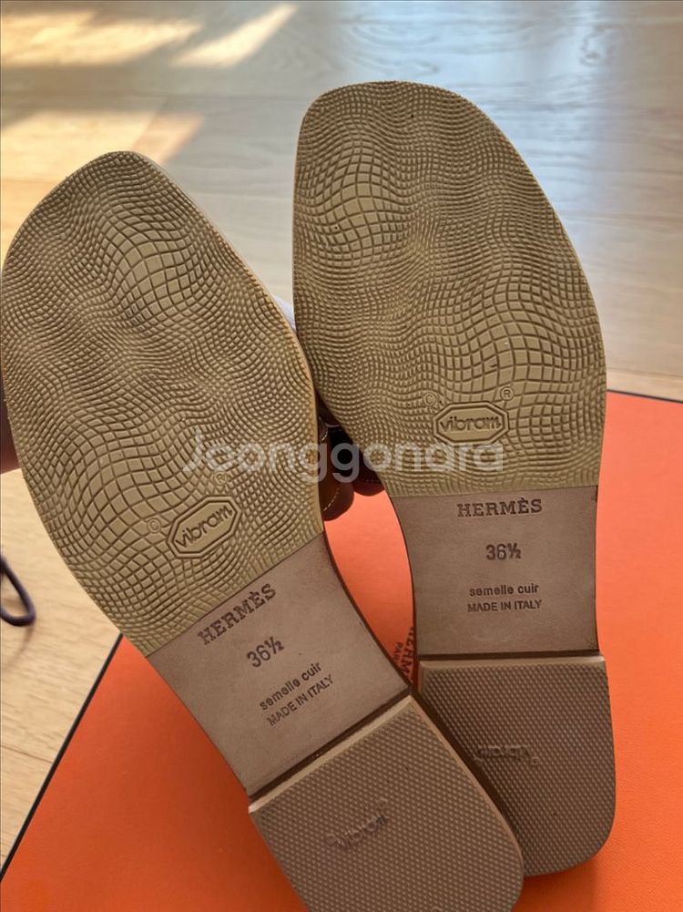 (새상품) 에르메스 오란 골드 36.5--1