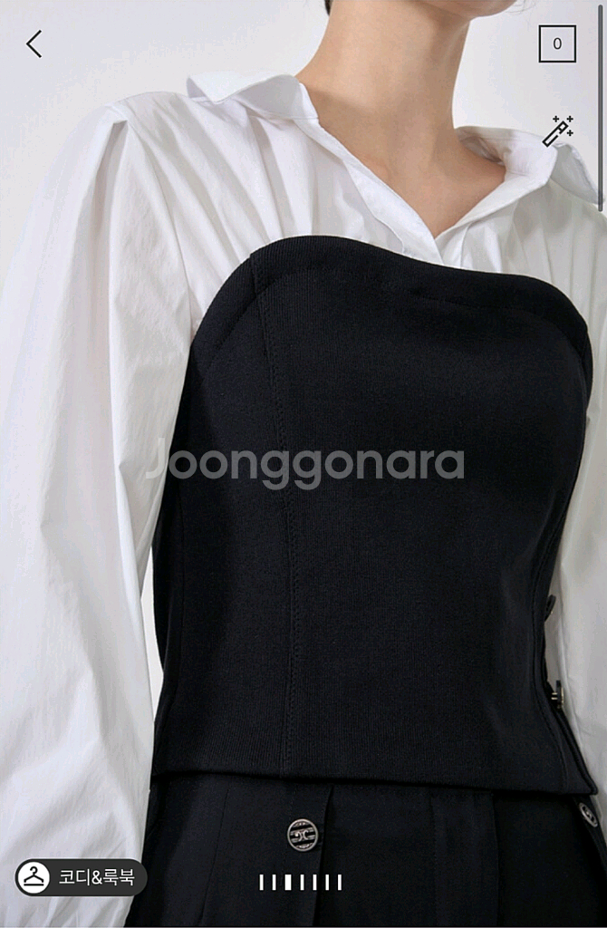 마인 셔츠 레이어드 텍스처블록 탑 랑방 타임 더캐시미어--3