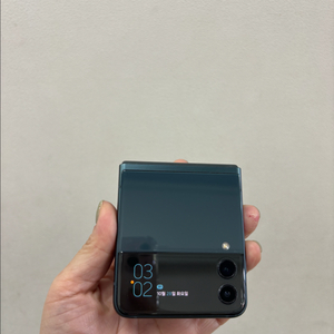 (부산중고폰)갤럭시z플립3 그린 256기가 판매해요