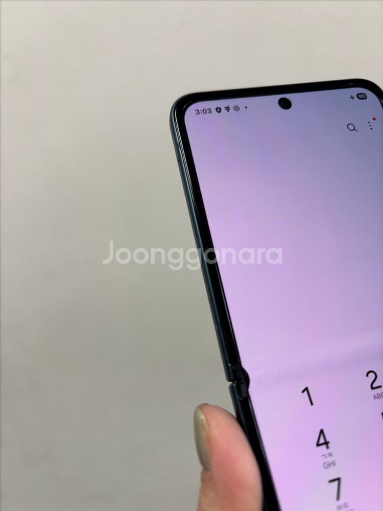 (부산중고폰)갤럭시z플립3 그린 256기가 판매해요--9