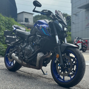 mt07 22년식 1만6천km 2채널 블박 셋팅 판매