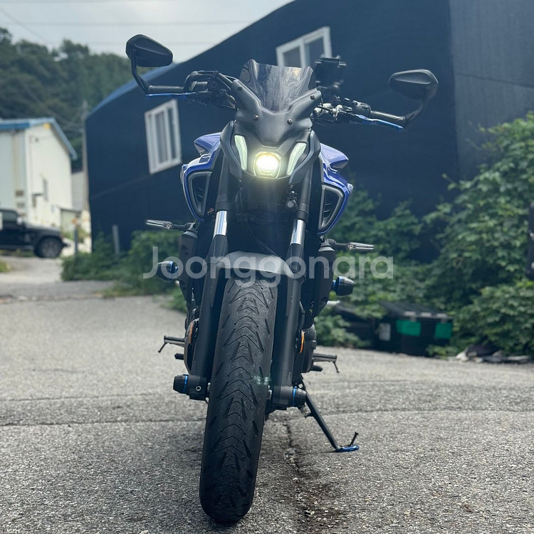 mt07 22년식 1만6천km 2채널 블박 셋팅 판매--7