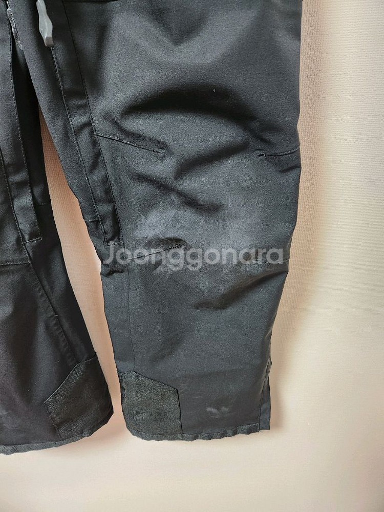 140사이즈 fellce 검정색 검정멜빵 스키복 바지--4