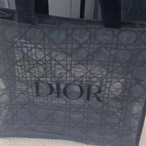 정품 디올뷰티 에코백 메쉬백 까냐쥬
