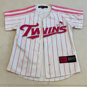 LG 트윈스 헬로키티 키즈 유니폼 XS (노마킹)