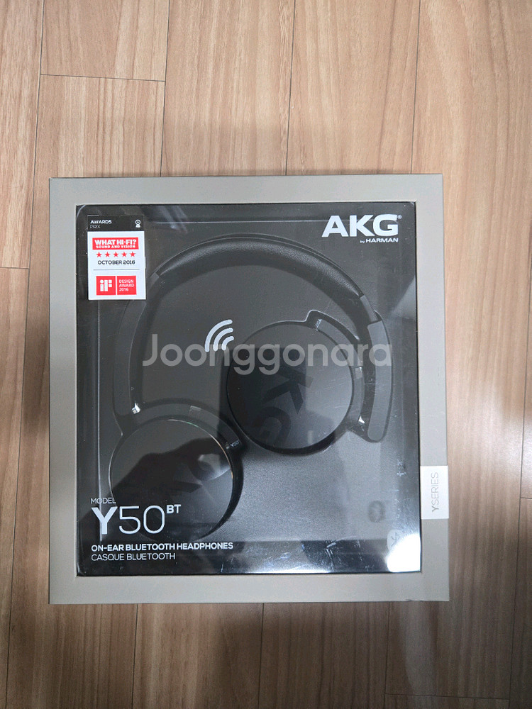 AKG Y50BT 블루투스 헤드폰 미개봉--0