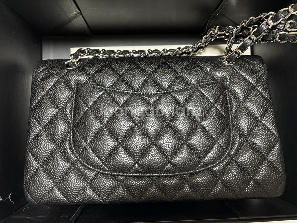 샤넬 클미 클래식미듐 은장--2