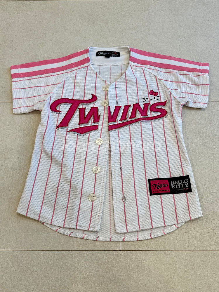 LG 트윈스 헬로키티 키즈 유니폼 XS (노마킹)--5