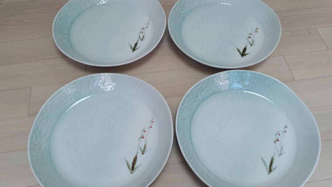 대형사기접시 4개 전부 2만원 이미지