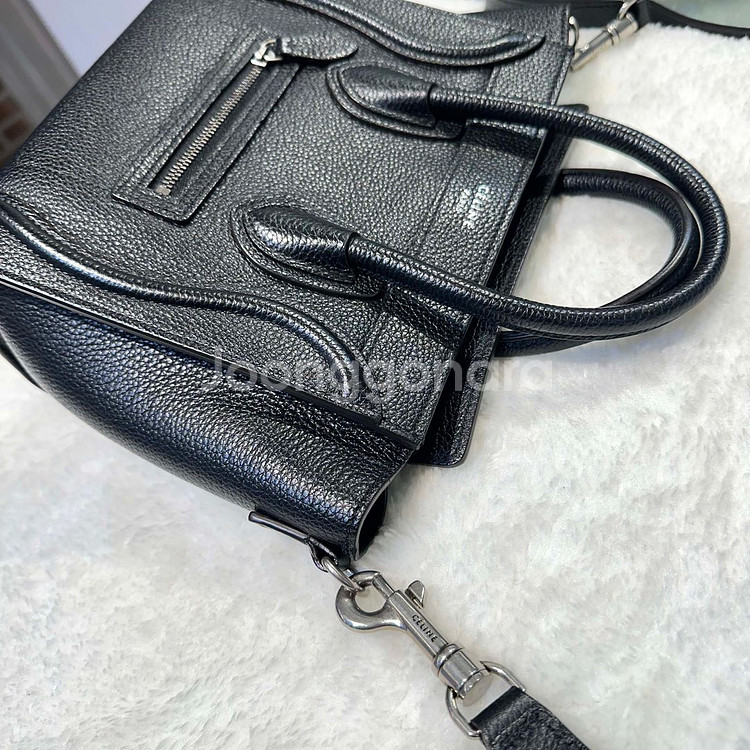 셀린느 러기지백 나노 블랙-H102802--5