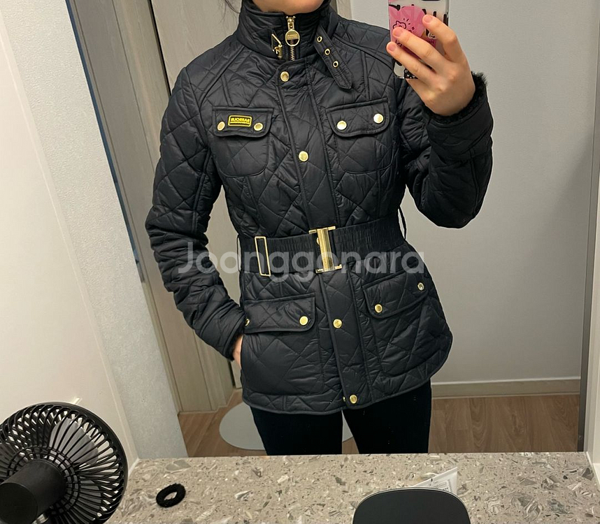 바버 인터내셔널 퀼팅 자켓 여성용 경량패딩--1