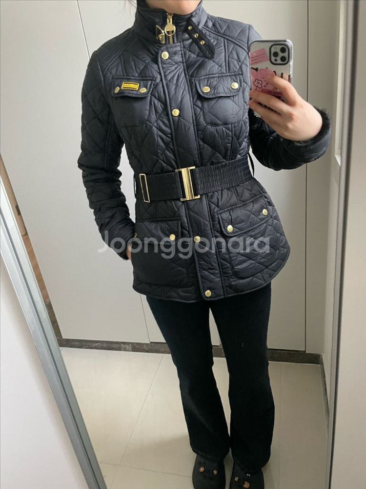 바버 인터내셔널 퀼팅 자켓 여성용 경량패딩--9