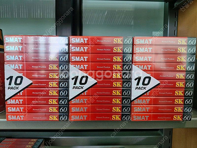SK SMAT 공 카세트테잎 60분 10개 미개봉--0