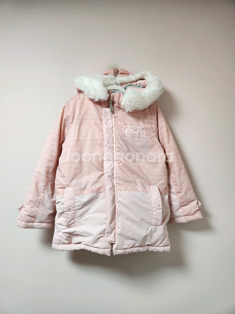 130사이즈 오후 피치색 스키복 상의 자켓--0