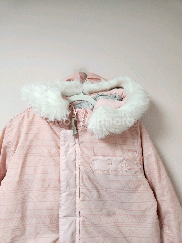 130사이즈 오후 피치색 스키복 상의 자켓--2