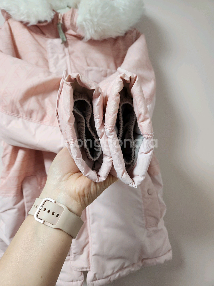 130사이즈 오후 피치색 스키복 상의 자켓--6