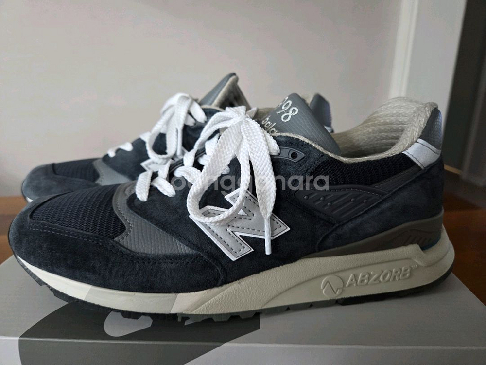 [특A급]뉴발란스 998 네이비 그레이 270 팝니다.--2