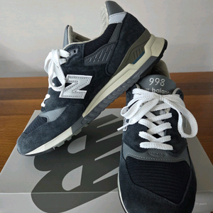 [특A급]뉴발란스 998 네이비 그레이 270 팝니다.